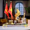 Bộ để bàn pha lê 40