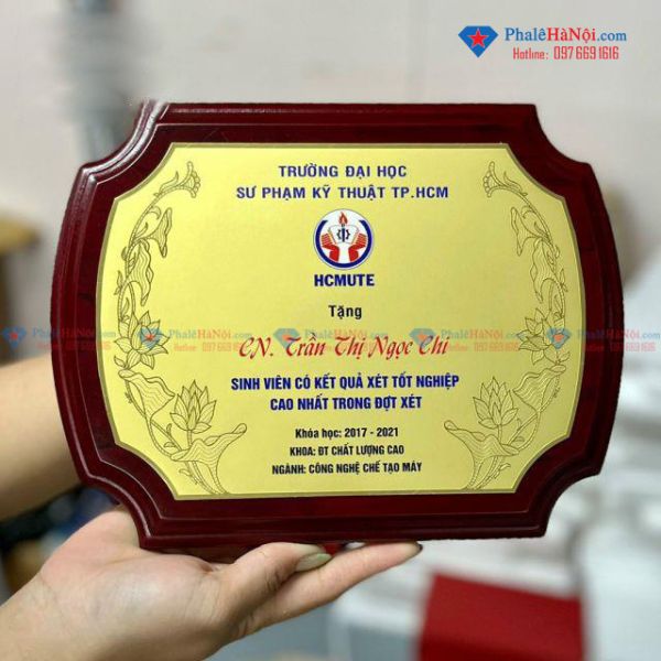 Bảng Vinh Danh Gỗ Đồng N03