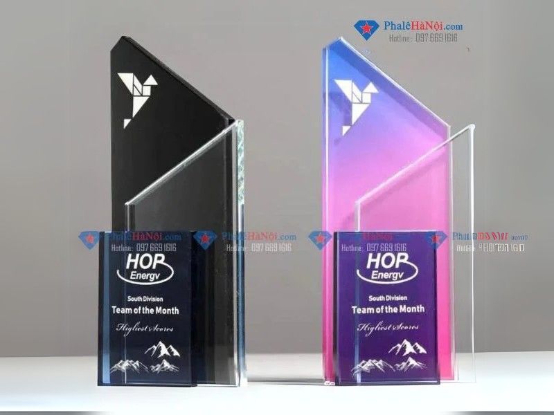 Quy trình sản xuất cúp pha lê ghép