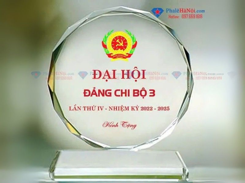 Biểu trưng phối màu – In UV logo Đảng – Đoàn – Hội