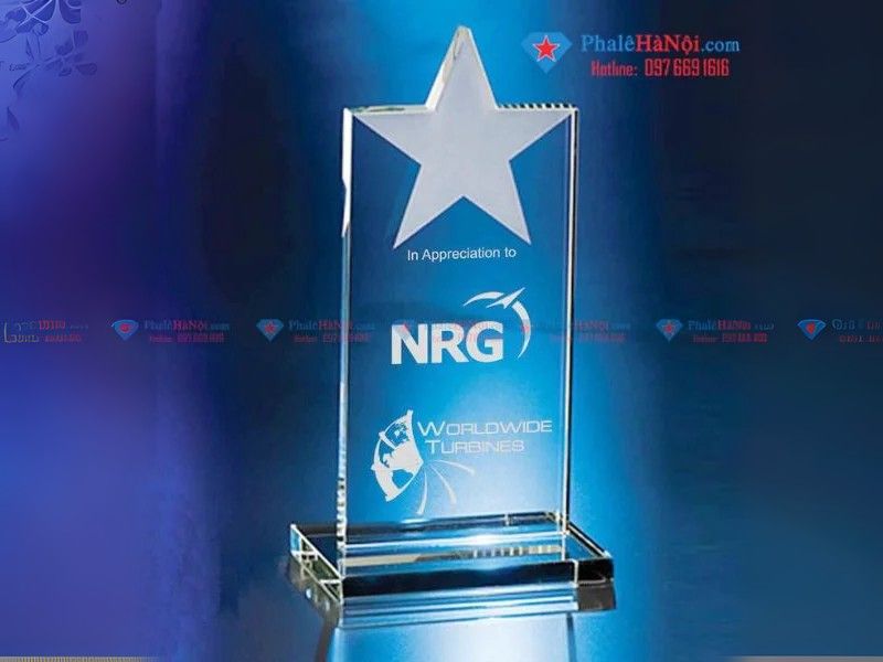 Biểu trưng pha lê hình ngôi sao