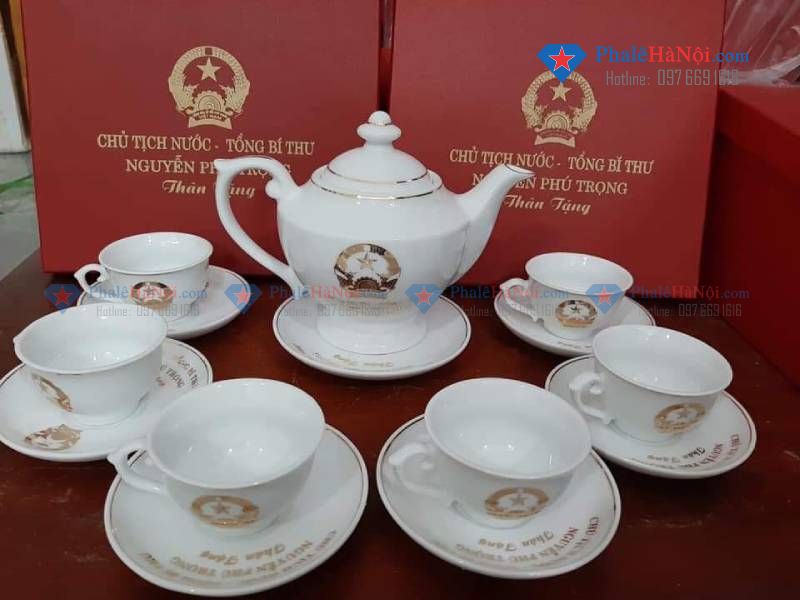 Mẫu bộ ấm trà văn phòng Chủ tịch nước số 1