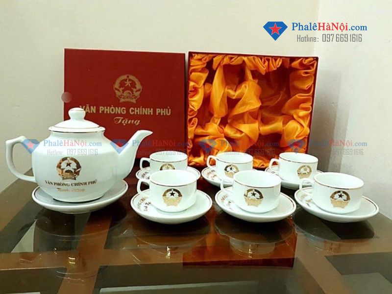Mẫu bộ ấm chén văn phòng chính phủ số 1